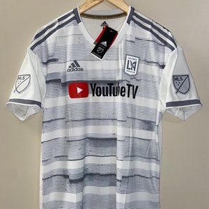 Adidas LAFC Away 2019 Authentic Player Version White Silver Size DY0307